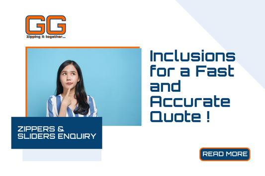 What to Include in Your Zipper & Slider Enquiry for a Fast and Accurate Quote?