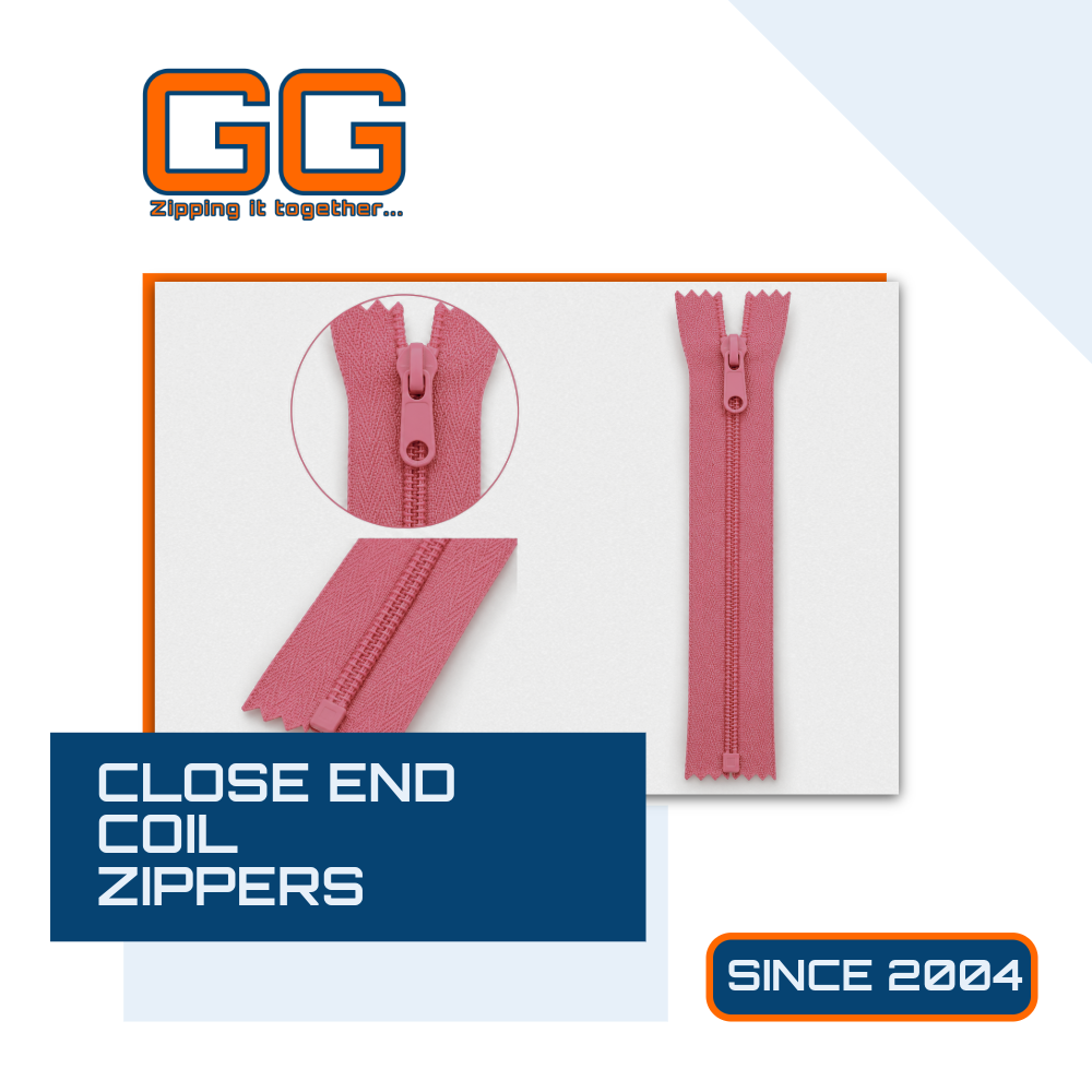 Standard Coil Zippers - Close End